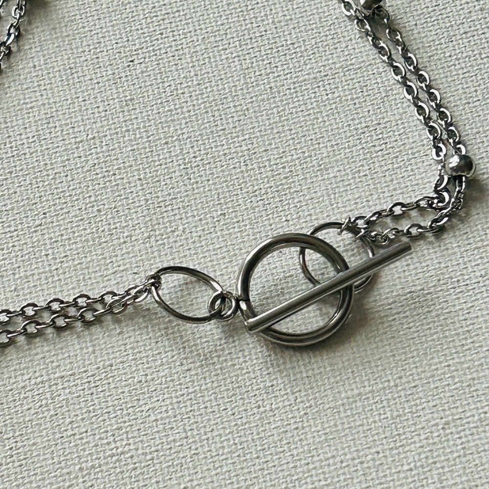 Silver Coin Pendant Necklace - Picture 7 of 7